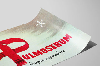 Vintage Poster for Pulmoserum Respiratory Tonic — artwork view