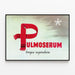 Vintage Poster for Pulmoserum Respiratory Tonic — framed artwork on a wall