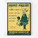 Vintage Poster for Exhibition, Puppet Pageant, Philadelphia Museum of Art