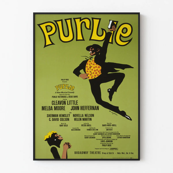 Vintage poster Purlie Broadway musical comedy