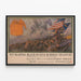 Vintage War Poster - Put Fighting Blood In Your Business — framed artwork on a wall