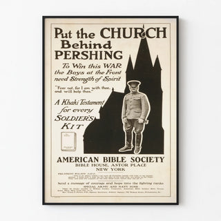 Vintage War and Spirituality Poster - American Bible Society