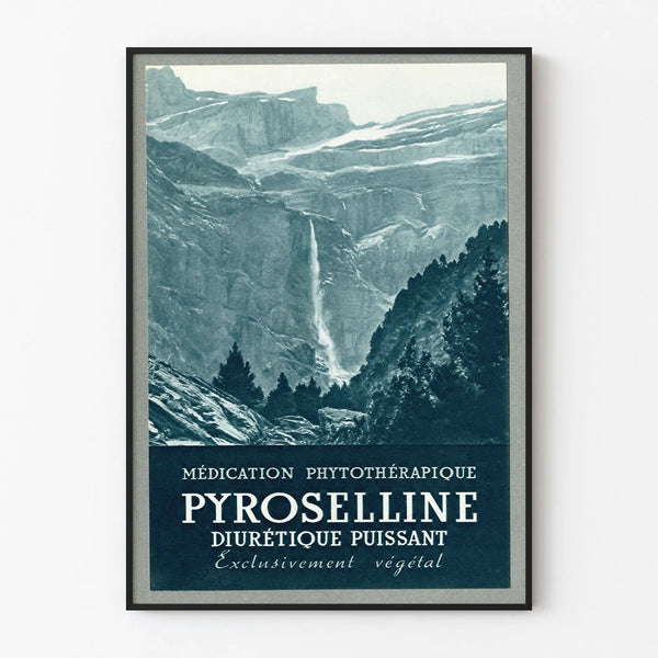 Vintage Poster Pyroselline Phytotherapeutic Medication Diuretic