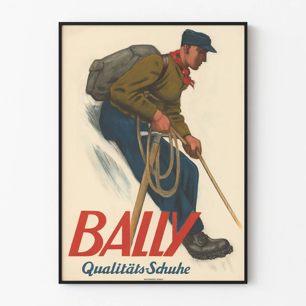 Vintage Bally Poster Quality Shoes