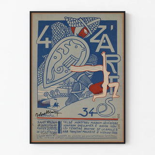 Vintage poster 4 z'Arts Vikings - Salle Wagram 1934