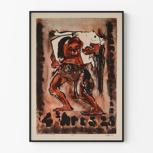 Poster The Huns The Camp – Vintage Wall Decoration 1928