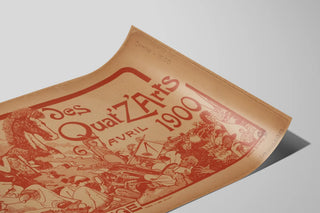 Vintage Poster of the Quat'z'Arts Ball 1900 at the Moulin Rouge — artwork view