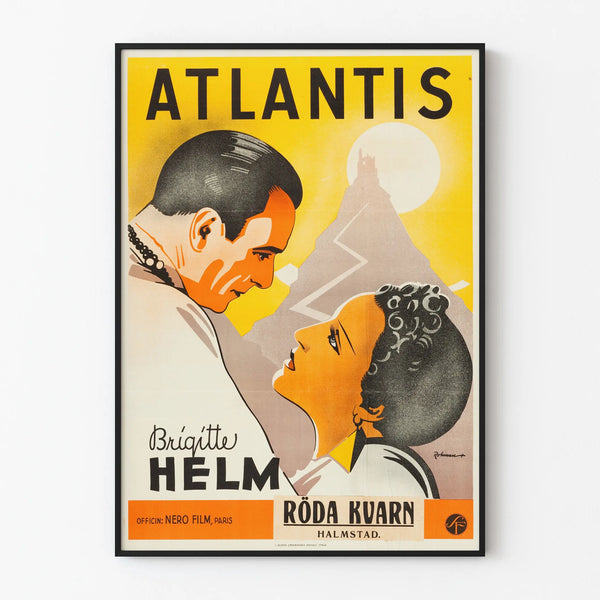 Vintage Atlantis Poster - Retro Decorative Poster