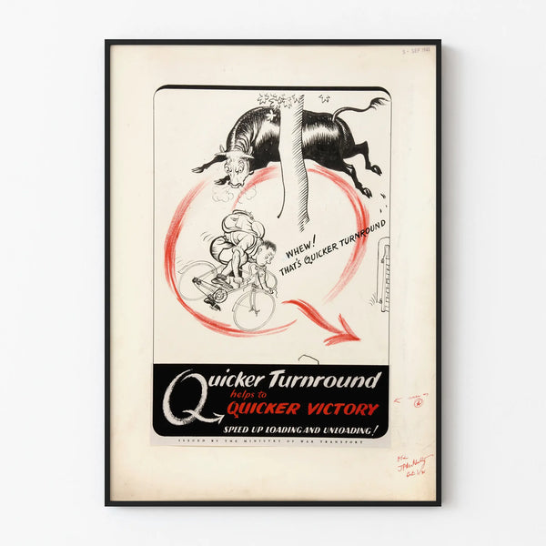 Vintage Poster Wall Decoration Quicker Turnaround