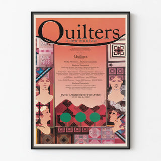 Decorative Musical Quiltmakers Style Poster