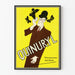 Vintage Quinuryl poster with Art Deco design