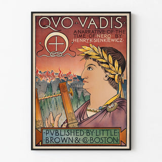 Decorative poster Quo Vadis, story set in the time of Nero