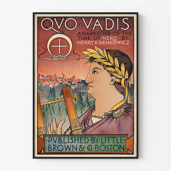 Decorative poster Quo Vadis, story set in the time of Nero
