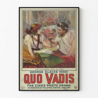 Vintage Poster Quo Vadis - Vinicius and Lygia on Stage