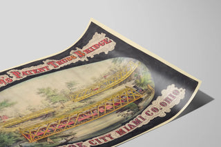 Vintage poster of Pont R.W. Smith in Tippecanoe City, Ohio — artwork view