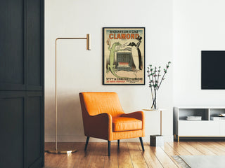 Vintage Poster of Clamond Gas Radiator