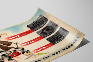 Poster on Waste Recovery and Management for the War Effort — artwork view