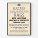 Vintage Poster Notice Rags 1942