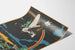Vintage Poster Obstacles Rainbow with airplane and rainbow