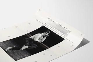 Poster Rand Whipple Movement Theatre in Black and White