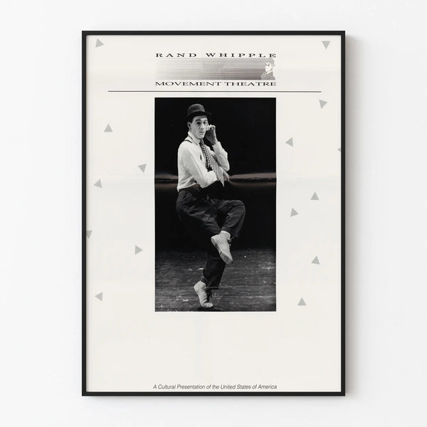 Poster Rand Whipple Movement Theatre in Black and White