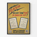 Vintage Poster Hollywood Playhouse Ready Aim Fire