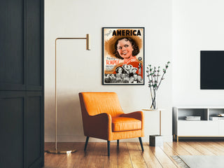 Vintage Miss America Poster with Shirley Temple