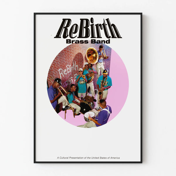 Rebirth Brass Band Poster - Wall Decoration Music Jazz and Funk