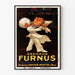 Vintage poster Furnus stove - Cooking without drying out