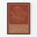 Vintage poster of a drawing exhibition with a curled-up monkey