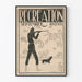 Vintage hunting poster for September