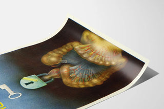 Vintage Medical Poster Rectopanbiline Anatomical Illustration
