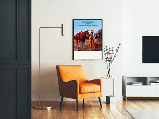 Western Wall Decoration Poster of Red Steagall and the Coleman County Cowboys