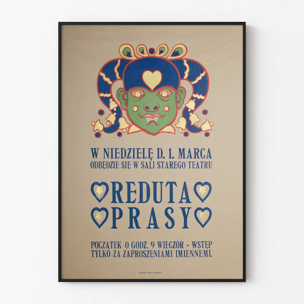Decorative Poster Reduta Prasy at the Old Theater