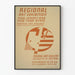 Vintage poster for regional art exhibition of New Jersey and New York
