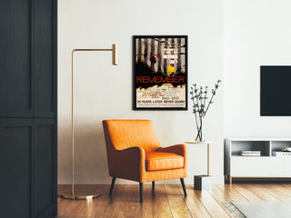 Commemorative poster 'Remember 1945-1970' - Historical wall decoration