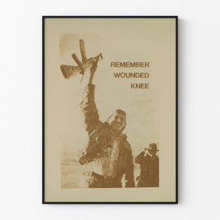 Vintage Poster Remember Wounded Knee