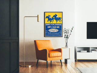 Vintage poster of the horse racing event at Freudenau 1933