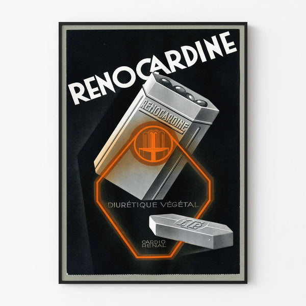 Vintage Poster Renocardine Plant-Based Diuretic