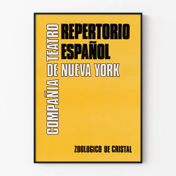Repertorio Español Theater Poster New York