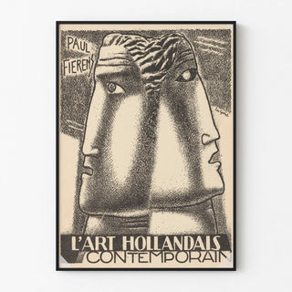 Contemporary Dutch Art Poster by Leo Gestel
