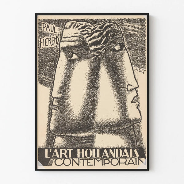 Contemporary Dutch Art Poster by Leo Gestel