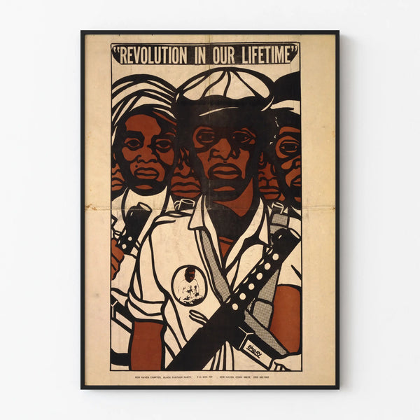 Revolutionary Art Poster Black Panther Party