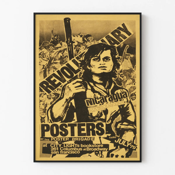 Revolutionary Nicaragua Poster - Vintage Wall Decoration Poster