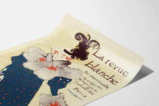 Vintage Poster La Revue Blanche for Wall Decoration