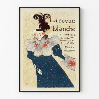 Vintage Poster La Revue Blanche for Wall Decoration