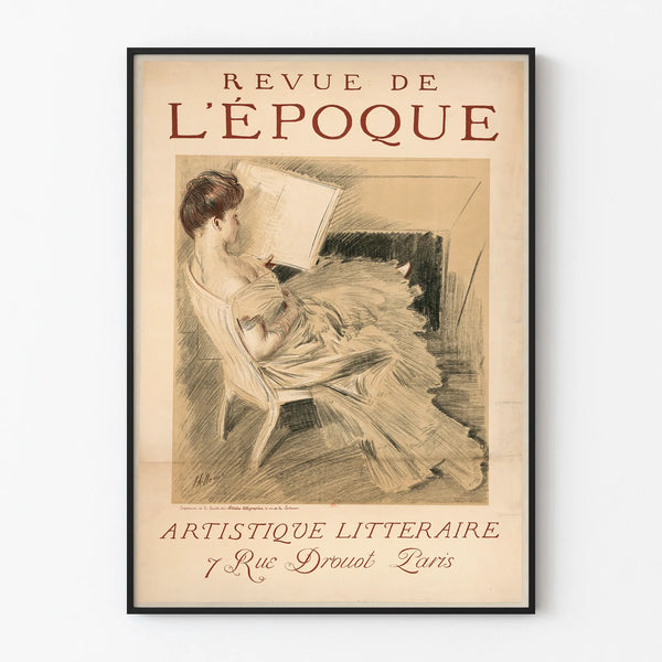 Vintage Poster of the Artistic and Literary Era Review