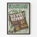 Vintage Poster Revue of Reviews Hollywood Playhouse