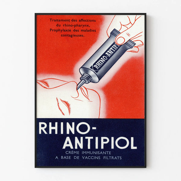 Vintage Poster Rhino-Antipiol Treatment of Rhino-Pharynx Conditions
