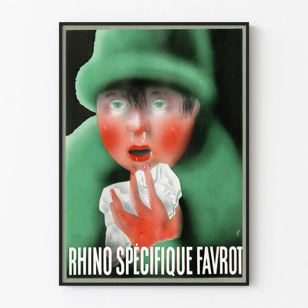 Vintage Poster Rhinopharyngitis Specific Favrot